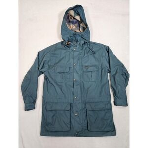 Vintage Eddie Bauer Wool Lined Mountain Parka Jacket Aztec Southwestern Men L